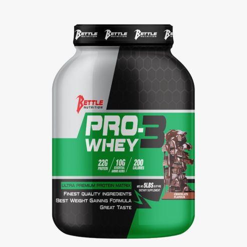 Bettle Nutrition Pro 3 Whey Chocolate 2.27kg