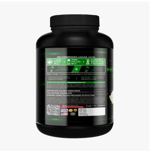 Biosource Nutrition Beast Mass Gainer Kesar Kulfi 3kg - Image 3