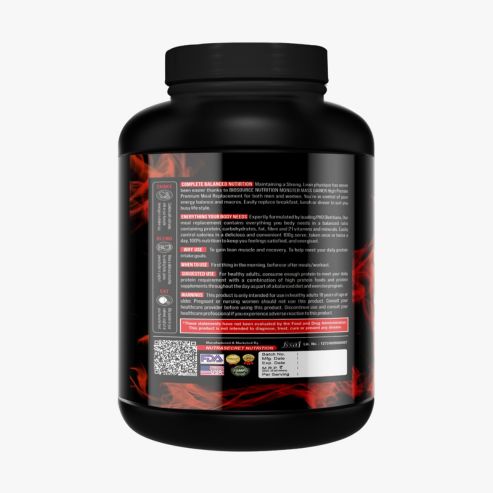 Biosource Nutrition Monster Mass Gainer Double Chocolate, 3kg - Image 2