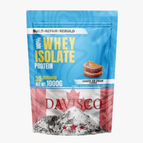 Davisco Whey Isolate Protein 1000gm, Casata ice cream