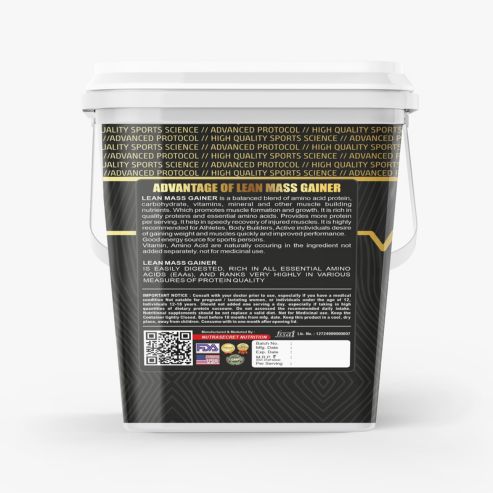 Biosource Nutrition Lean Mass Gainer, Chocolate Ice Cream, 5kg - Image 3