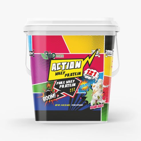 Biosource Nutrition Action Whey Protein, 4kg Kesar Kulfi