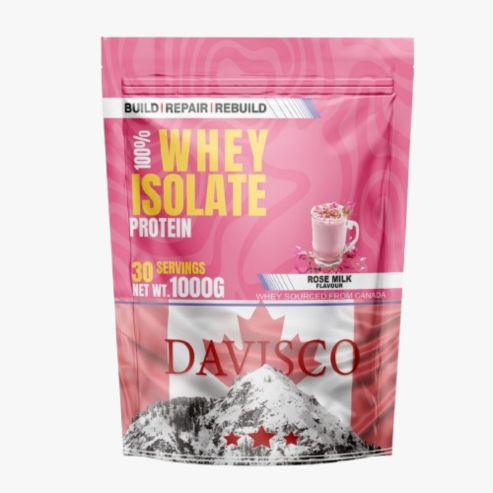 Davisco Whey Isolate Protein 1000gm, Rose Milk