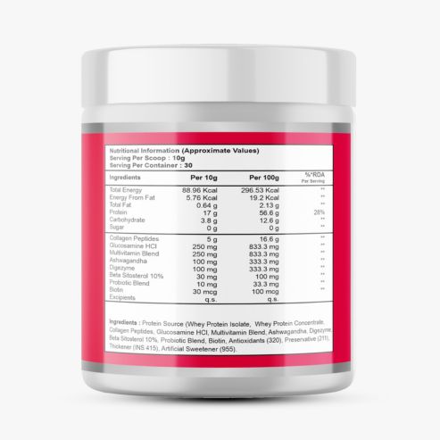 Biosource Nutrition Collagen Supplements Litchi 300gm Powder - Image 3