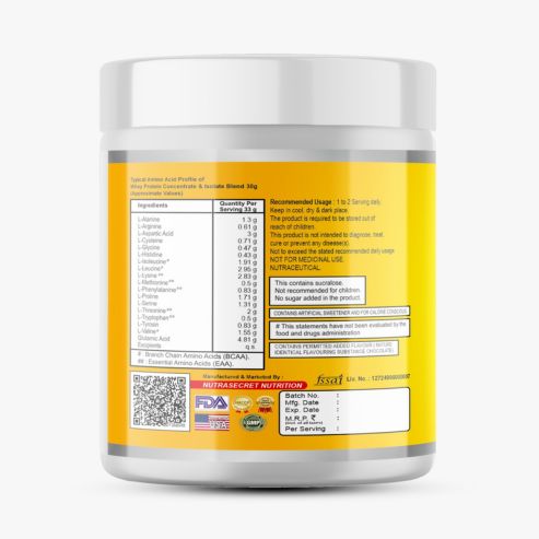 Biosource Nutrition Collagen Supplements Mango 300gm Powder - Image 2