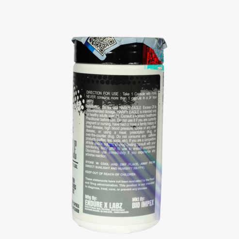 Endurex Labz Harpy Eagle 60 Capsule - Image 3