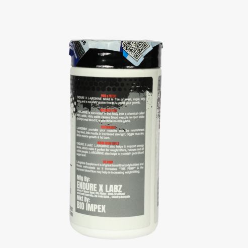 Endurex Labz L-Arginine, 120 Tab - Image 3